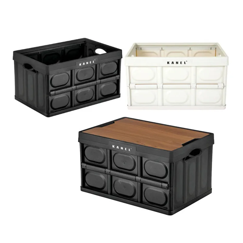 Wood Top Cover Plastic Folding Camping Storage Box for Outdoor Picnic, White, black, customized
Wood Top Cover Plastic Folding Camping Storage Box for Outdoor Picnic, White, black, customized