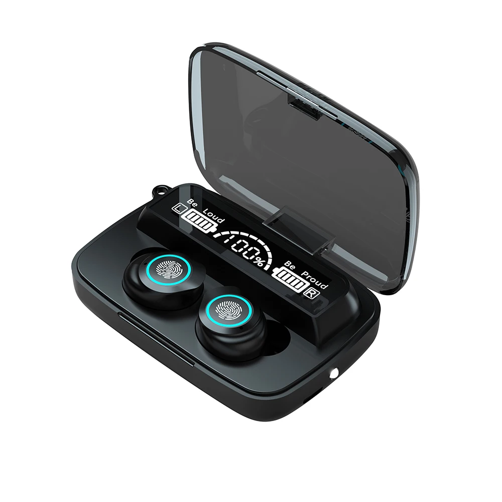 M17 TWS Wireless Headphones Touch Control 9D Stereo Earphones With Microphone Sport Waterproof Earbuds Headset For Android IOS, Black
M17 TWS Wireless Headphones Touch Control 9D Stereo Earphones With Microphone Sport Waterproof Earbuds Headset For Android IOS, Black