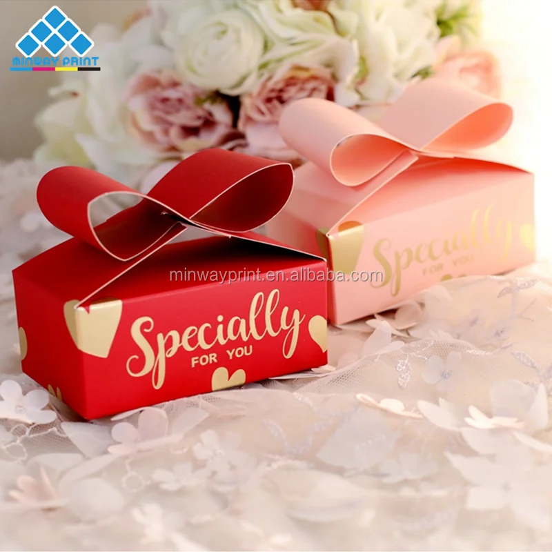 new creative paper packaging gift box wedding favors chocolate