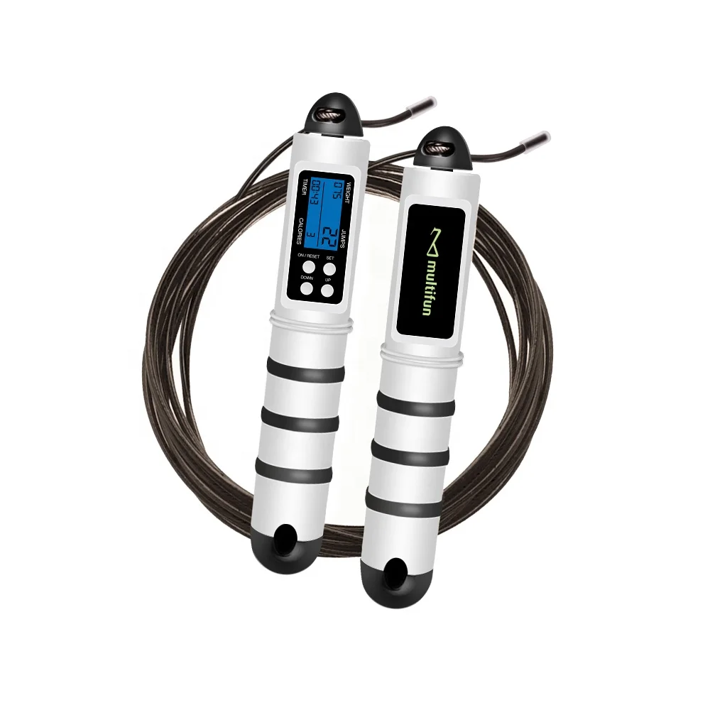 Hot selling adjustable jump counter electronic digital skipping rope for exercises
Hot selling adjustable jump counter electronic digital skipping rope for exercises