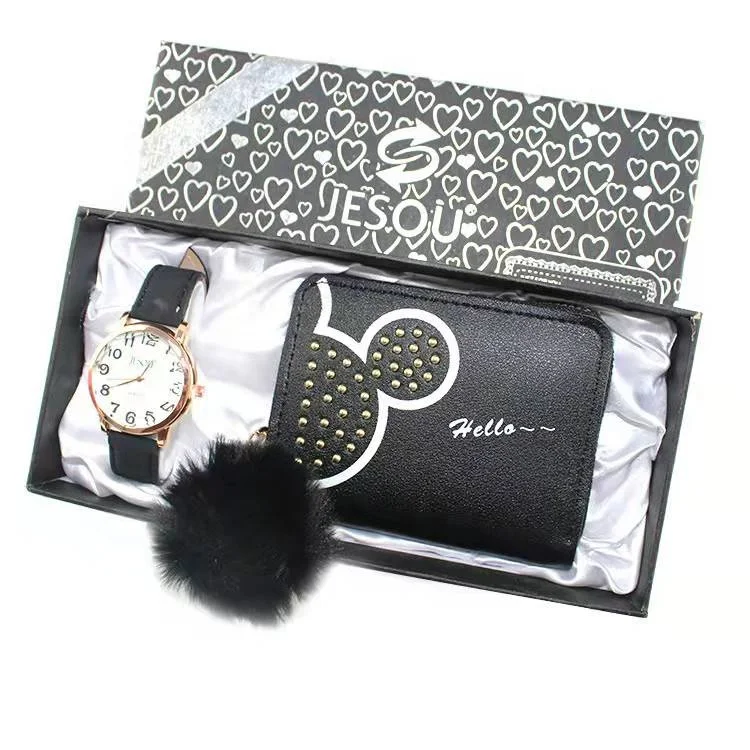 2022 New Arrival Fashion Gift for Women PU Leather Wallets+Watch Exquisite Combination Women's Wallet Set, Colorful
2022 New Arrival Fashion Gift for Women PU Leather Wallets+Watch Exquisite Combination Women's Wallet Set, Colorful
