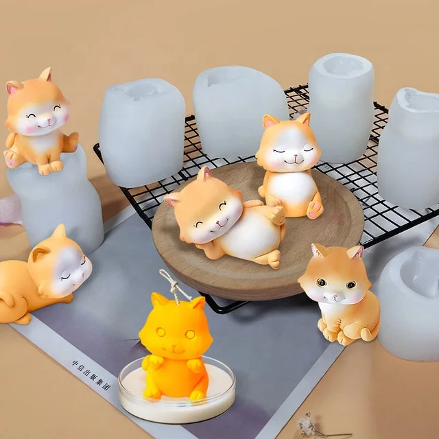 3D Cute Cat Shaped DIY Silicone Mold Chocolate Soap Molds Cake Decorating Tools Baking Tools Cake Mould, White
3D Cute Cat Shaped DIY Silicone Mold Chocolate Soap Molds Cake Decorating Tools Baking Tools Cake Mould, White