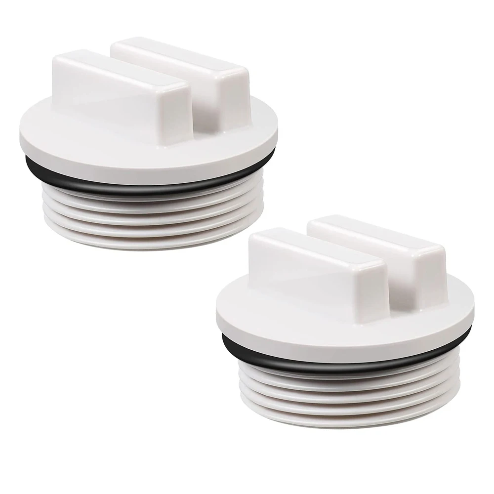 1.5" Threaded Pool Spa Return Line Winterizing Plug Filter Drain Plug with O-Ring, White
1.5" Threaded Pool Spa Return Line Winterizing Plug Filter Drain Plug with O-Ring, White