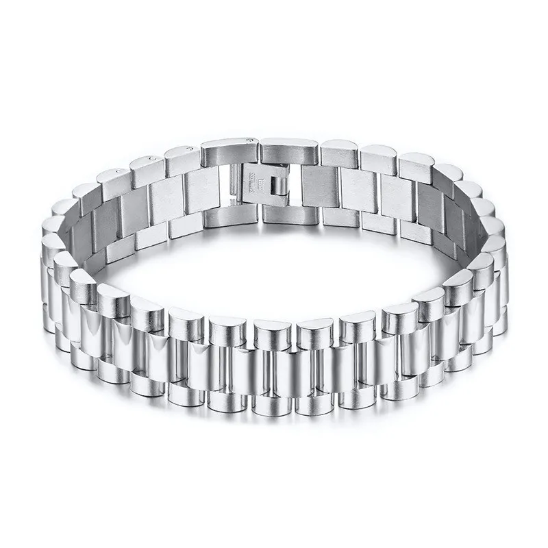 Wholesale fashion man jewelry stainless steel watch band bracelet men bracelet, Gold/silver
Wholesale fashion man jewelry stainless steel watch band bracelet men bracelet, Gold/silver
