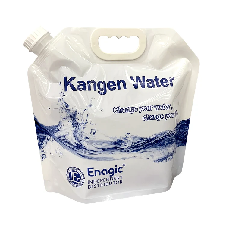 3l/5l/10l portable foldable bpa free travel use kangen water packaging bag with big spout
3l/5l/10l portable foldable bpa free travel use kangen water packaging bag with big spout