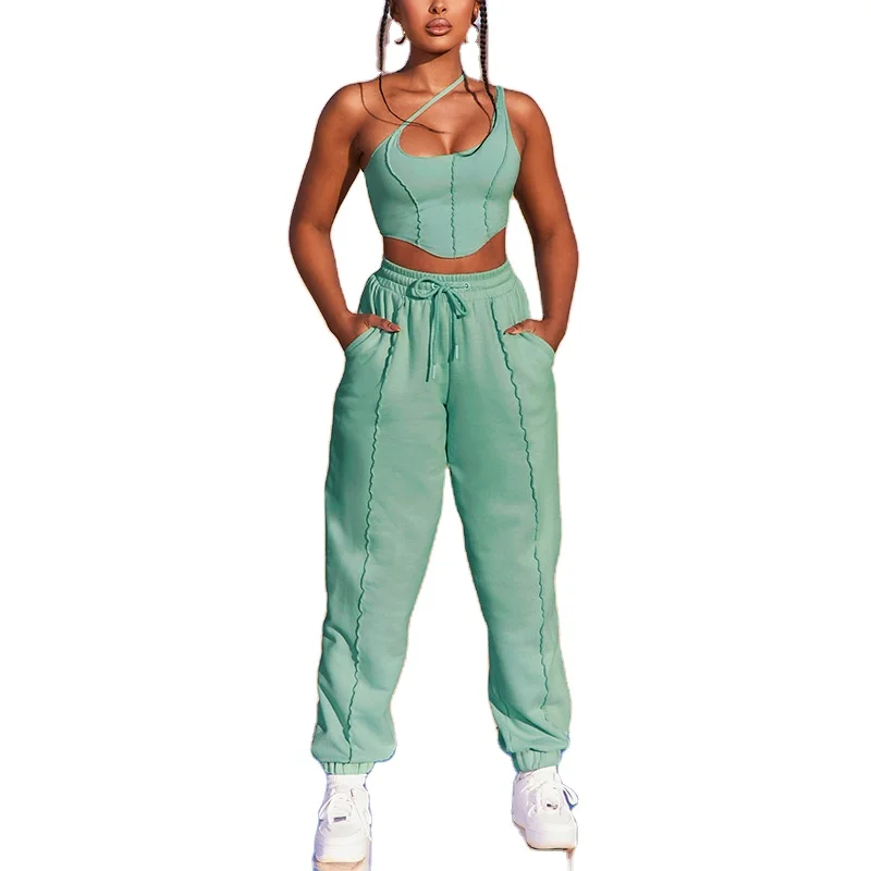 Good quality packet pants clothes two piece set clothes two piece set tank top outfits for women 2021
Good quality packet pants clothes two piece set clothes two piece set tank top outfits for women 2021