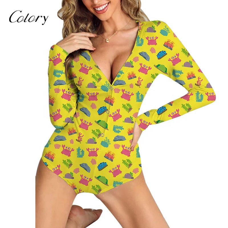 Colory 2021 Onesie Wholesale Pajamas Loungewear Manufacturers Bodysuit Patterns Printed Custom Women Onesie, Customized color
Colory 2021 Onesie Wholesale Pajamas Loungewear Manufacturers Bodysuit Patterns Printed Custom Women Onesie, Customized color