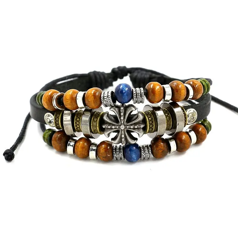 Wholesale Fashion Pu Leather Bracelet Stainless Steel Skull Bracelet Jewelry for men and women, Golden
Wholesale Fashion Pu Leather Bracelet Stainless Steel Skull Bracelet Jewelry for men and women, Golden