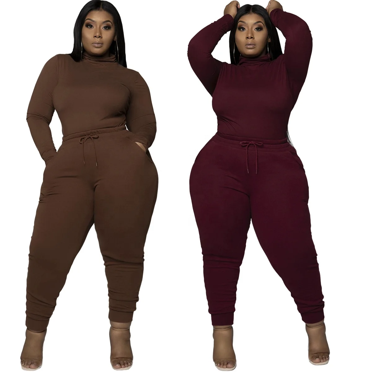 B63488A Ready to ship promotion price fashion women's pure color plus-size long-sleeve casual suit, Coffee/wine red
B63488A Ready to ship promotion price fashion women's pure color plus-size long-sleeve casual suit, Coffee/wine red