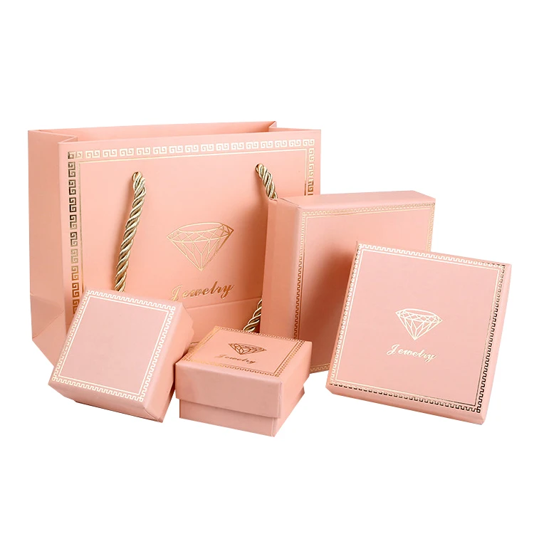 custom paper cardboard jewelry gift box with logo
