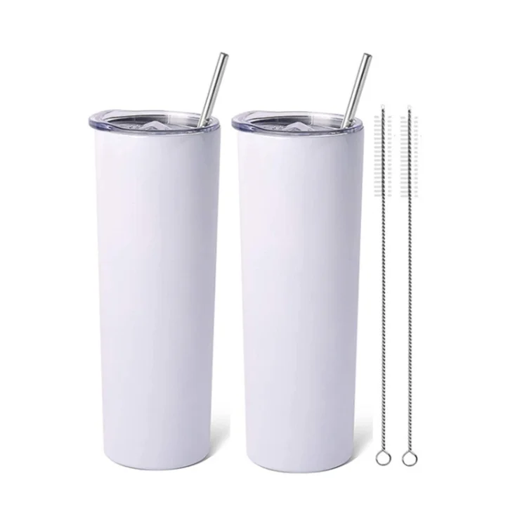 Unbreakable Slim 20oz Double walled Stainless steel Water beer coffee Skinny DIY Sublimation tumbler For printing, White or silvery 
Unbreakable Slim 20oz Double walled Stainless steel Water beer coffee Skinny DIY Sublimation tumbler For printing, White or silvery