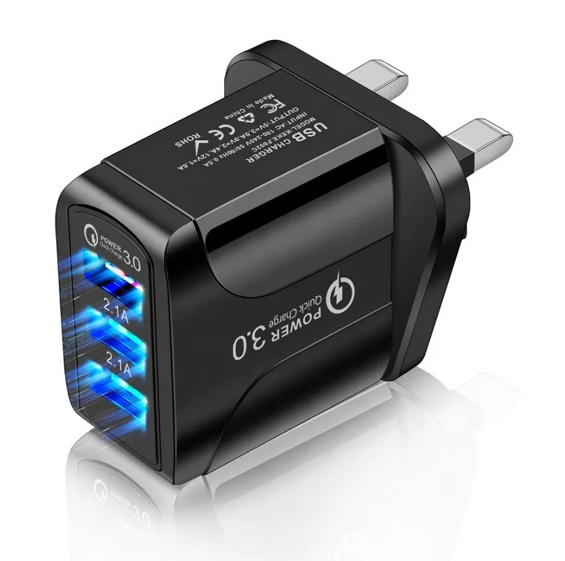 Amazon QC 3.0 quick Charger 3USB mobile phone Wall Charger Universal Travel Adapter US/ EU /UK Charger for Iphone Samsung HuaWei
Amazon QC 3.0 quick Charger 3USB mobile phone Wall Charger Universal Travel Adapter US/ EU /UK Charger for Iphone Samsung HuaWei
