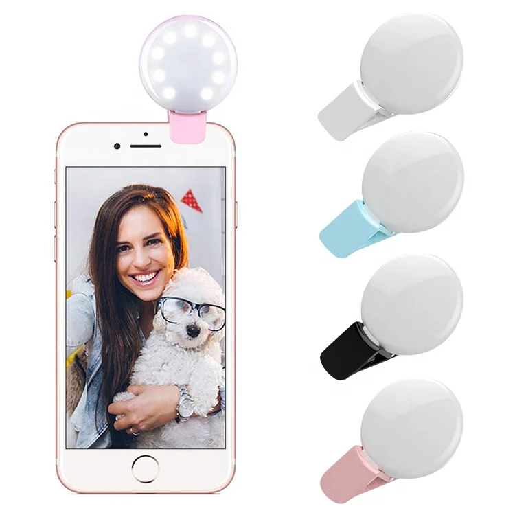 Portable Mini Lamp For Camera Photography Makeup Cell Phone Selfie LED Ring Fill Light, Black,white,blue,pink
Portable Mini Lamp For Camera Photography Makeup Cell Phone Selfie LED Ring Fill Light, Black,white,blue,pink