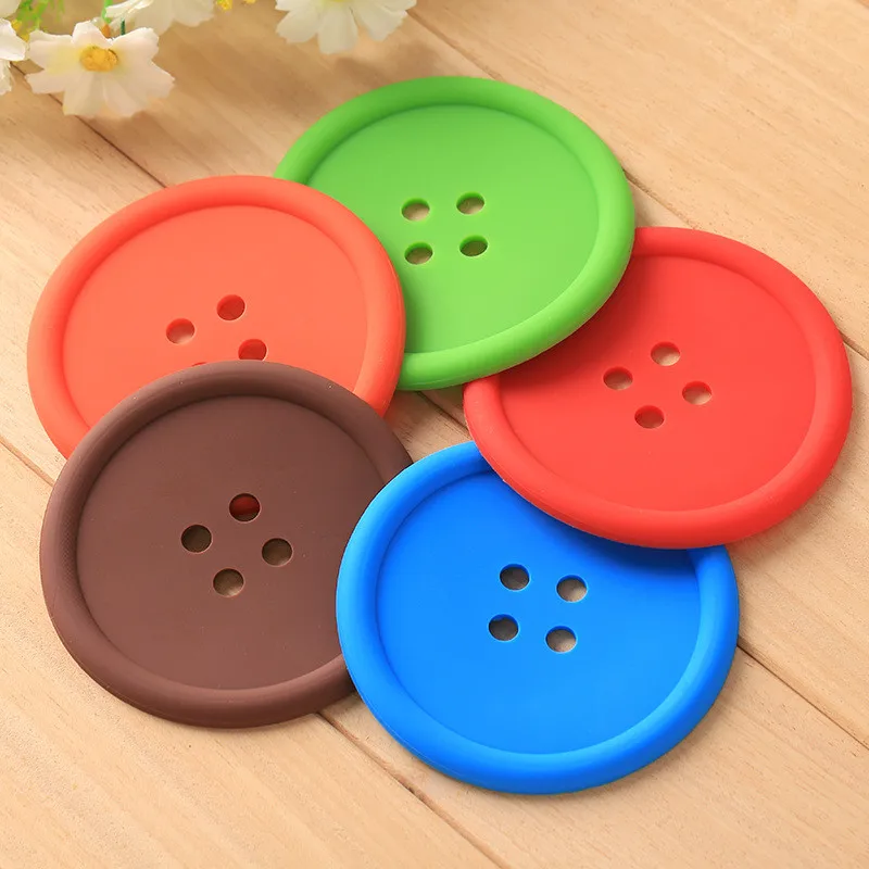 1PC Button Shape Coffee Tea Placemat Creative Mug Cup Coasters Heat-resistant Silicone Cup Mat Non Slip Pads, Custom
1PC Button Shape Coffee Tea Placemat Creative Mug Cup Coasters Heat-resistant Silicone Cup Mat Non Slip Pads, Custom