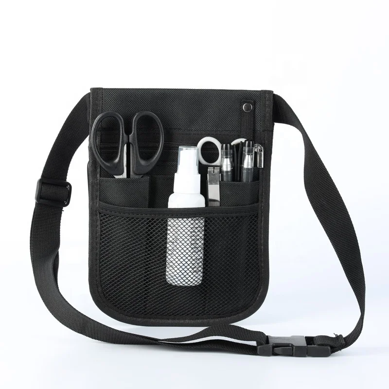 Custom LOGO Black Belt Nursing Pouch Organizer Nurse Waist Bag Fanny Pack for hospital, Black / navy / gray / olive / red / purple
Custom LOGO Black Belt Nursing Pouch Organizer Nurse Waist Bag Fanny Pack for hospital, Black / navy / gray / olive / red / purple