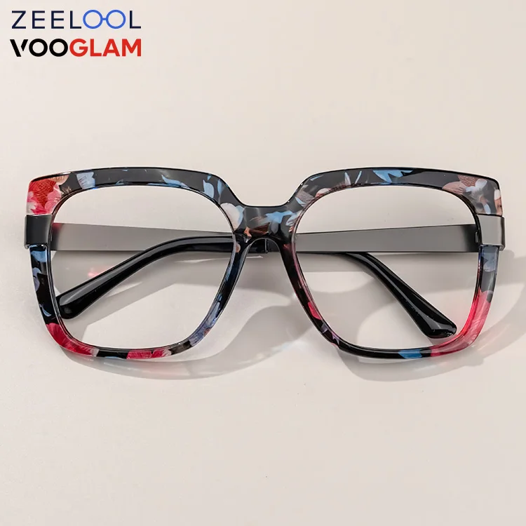 Zeelool Fashionable Womens Oversized Square Rectangle Floral Glasses Eyewear Eyeglasses Frame
Zeelool Fashionable Womens Oversized Square Rectangle Floral Glasses Eyewear Eyeglasses Frame
