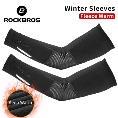 ROCKBROS Winter Fleece Warm Arm Sleeves Breathable Sports Elbow Pads Fitness Arm Covers Cycling Running Basketball Arm Warmers 1
ROCKBROS Winter Fleece Warm Arm Sleeves Breathable Sports Elbow Pads Fitness Arm Covers Cycling Running Basketball Arm Warmers 1