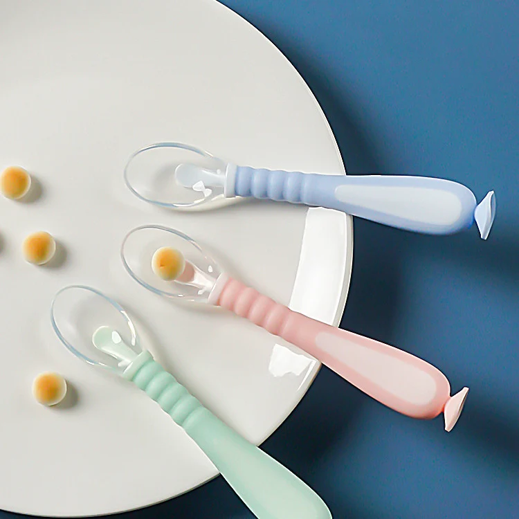 Luxury Grip Mini Soft Silicon First Curved Handle Tilting Head Infant Bany Baby Kid Weaning Soft Tip Custom Silicone Baby Spoon, Pink, blue, green
Luxury Grip Mini Soft Silicon First Curved Handle Tilting Head Infant Bany Baby Kid Weaning Soft Tip Custom Silicone Baby Spoon, Pink, blue, green
