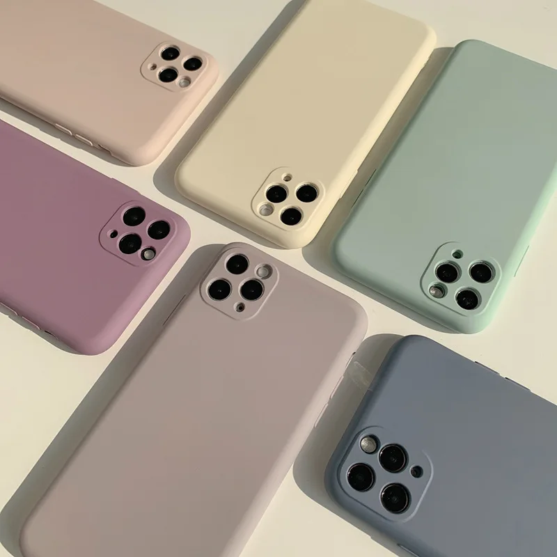 Case for Iphone Simple Solid Color 13 12 mini 11 Pro Max XS XR X 7 8 SE Plus Silicone Soft Phone Cover
Case for Iphone Simple Solid Color 13 12 mini 11 Pro Max XS XR X 7 8 SE Plus Silicone Soft Phone Cover