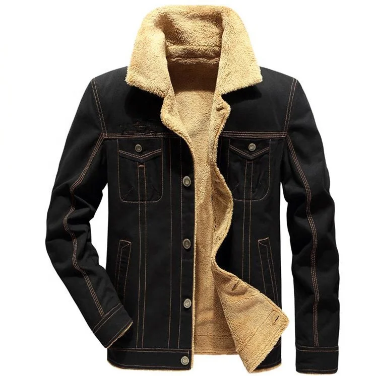 Promotion Wholesale Fashion Street Style Plus Velvet Black Denim Jacket For Men, Black/khaki/olive
Promotion Wholesale Fashion Street Style Plus Velvet Black Denim Jacket For Men, Black/khaki/olive