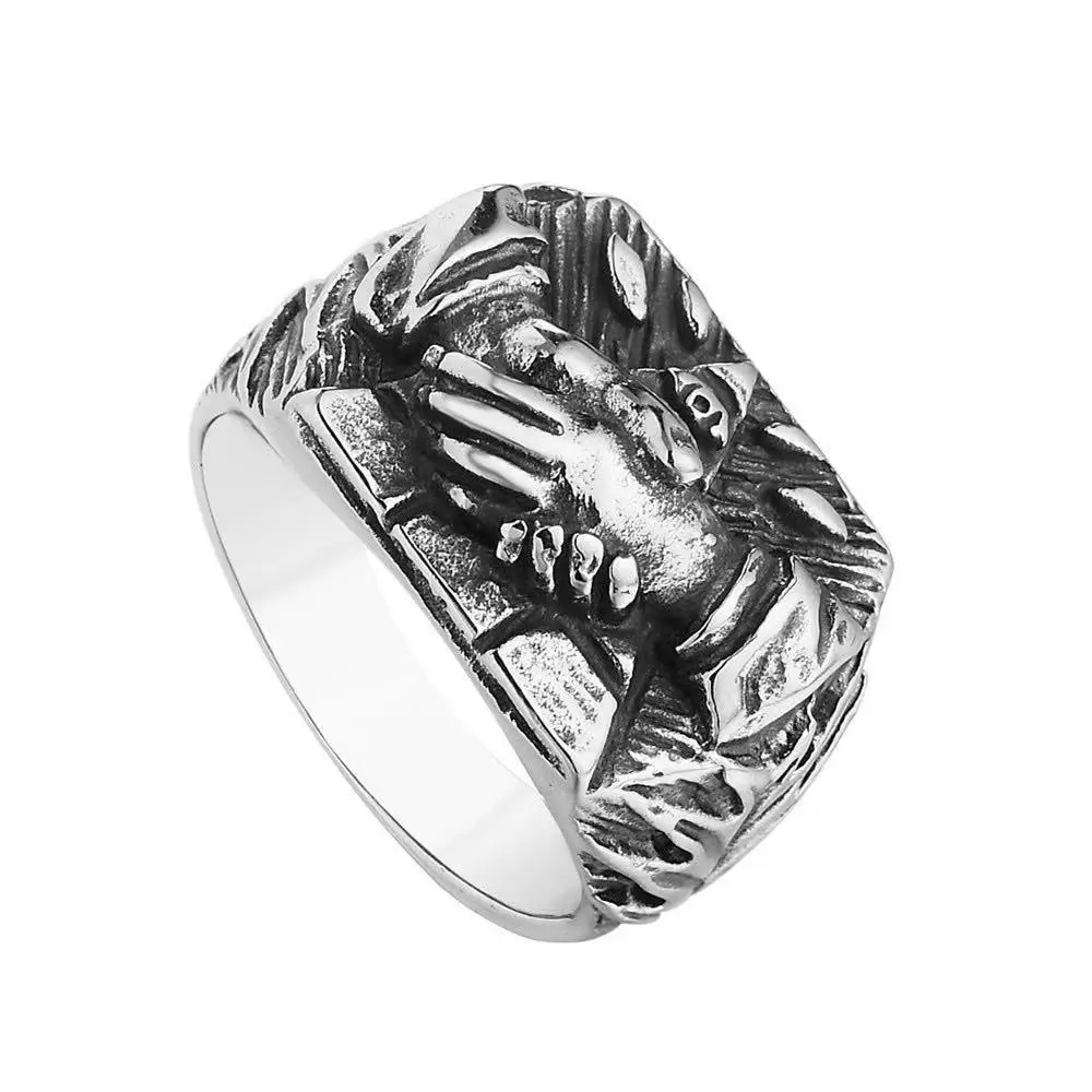 Factory direct selling stainless steel ring Masonic triangle eye handshake ring stainless steel men's ring
Factory direct selling stainless steel ring Masonic triangle eye handshake ring stainless steel men's ring