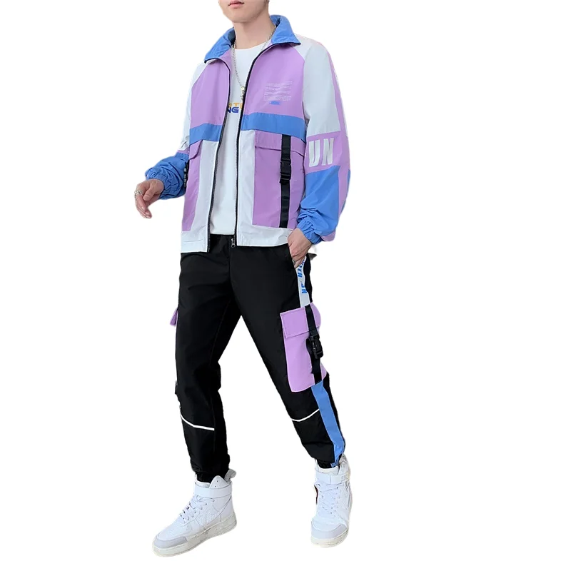 Casual Men's Sets Fashion Trend Style Streetwear Male Zipper Tracksuits 2 Piece Jacket+ mens trousers & pants sweatsuit
Casual Men's Sets Fashion Trend Style Streetwear Male Zipper Tracksuits 2 Piece Jacket+ mens trousers & pants sweatsuit
