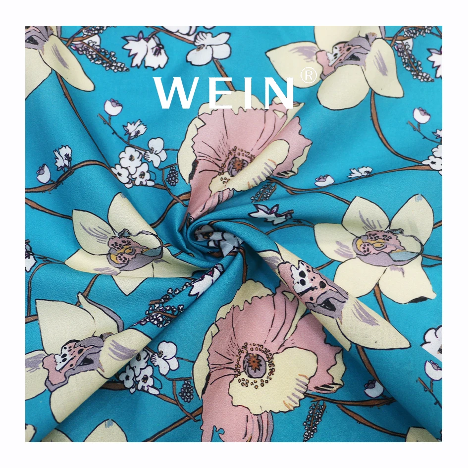 WI-R18 Custom digital reactive printing eco-friendly 100% cotton voile 70gsm fabric for scarf and dress
WI-R18 Custom digital reactive printing eco-friendly 100% cotton voile 70gsm fabric for scarf and dress