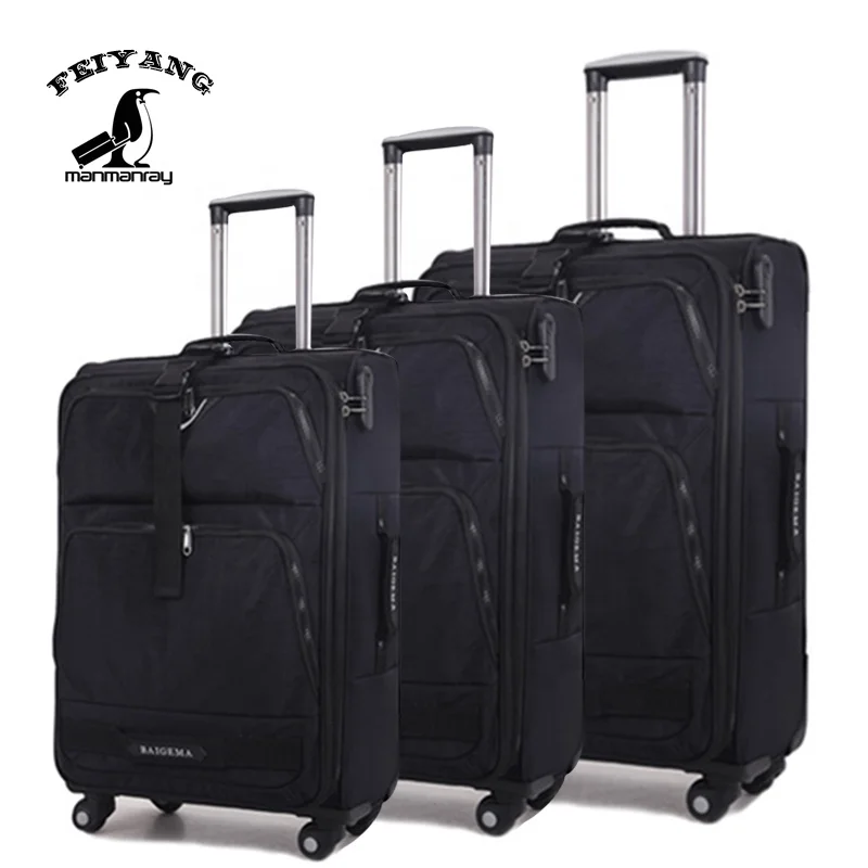 Factory supply expandable oxford 3pcs wheeled trolley traveling luggage set, Customized color
Factory supply expandable oxford 3pcs wheeled trolley traveling luggage set, Customized color