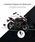 Recorder Motorcycle Recorder 1080P Motorcycle Recorder Without Screen