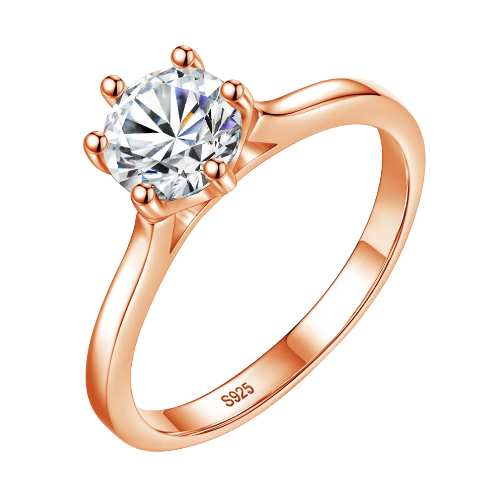 Hot Sale Fashion Design For Woman Wedding 925 sterling silver Rose Gold-Color Rings with Clear CZ Gold Jewelry
Hot Sale Fashion Design For Woman Wedding 925 sterling silver Rose Gold-Color Rings with Clear CZ Gold Jewelry