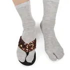 Custom Sustainable One Size Fits All 100% Long Cotton Sock For Feet