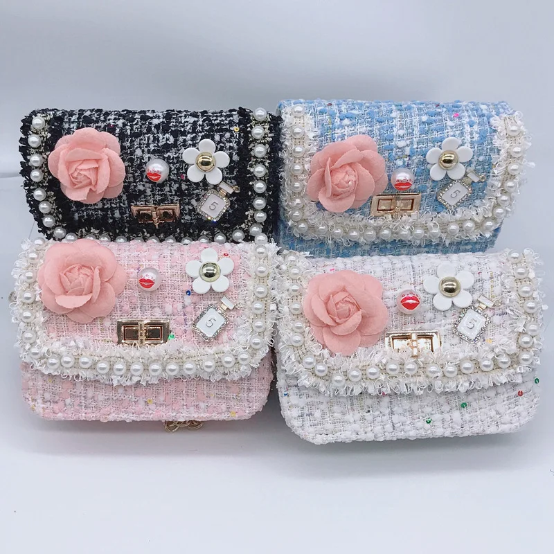 2021 New Sweet Square Pearl Flower Mini Crossbody Chain Shoulder Kids Handbags For Girls Purses Handbags
2021 New Sweet Square Pearl Flower Mini Crossbody Chain Shoulder Kids Handbags For Girls Purses Handbags