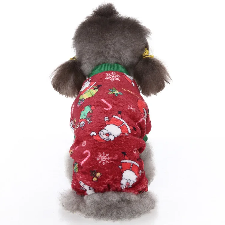 Four-legged fleece snowflake cake elk Christmas Cat Dog Sweater Pullover Winter Dog Clothes
Four-legged fleece snowflake cake elk Christmas Cat Dog Sweater Pullover Winter Dog Clothes