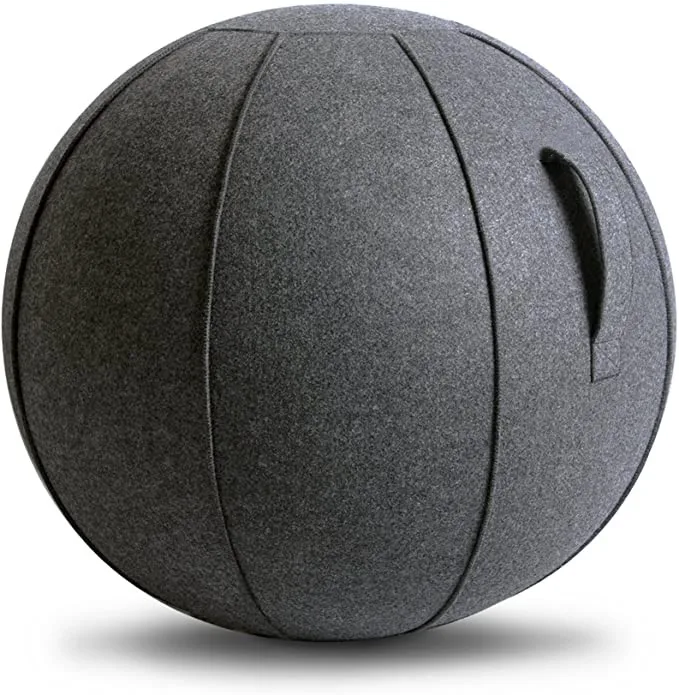 A Set of Sitting Ball Chair for Office Sitting on at Work for Desk Cover Lightweight Solution with Handle ball air pump, Black gray/white gray/coffee/navy blue
A Set of Sitting Ball Chair for Office Sitting on at Work for Desk Cover Lightweight Solution with Handle ball air pump, Black gray/white gray/coffee/navy blue