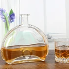 Empty Glass Liquor Bottle Engraving SEMLI High Grade Best Quality 700 Ml 750 Alcohol Custom Wine Whisky Brandy XO