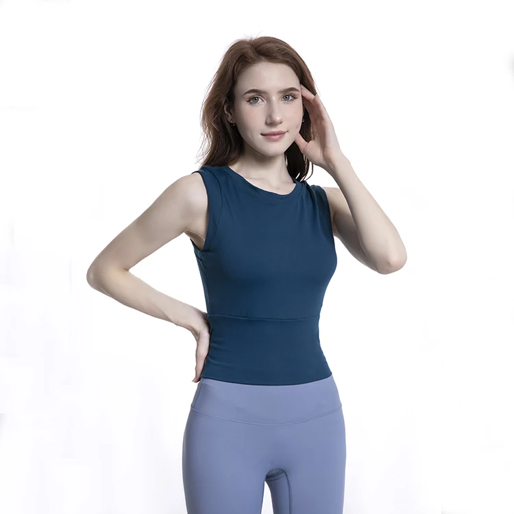 Women's Running Quick-Drying Fitness Clothing Women Fashion Custom Knitted Vest Tight-Fitting Yoga Vest
Women's Running Quick-Drying Fitness Clothing Women Fashion Custom Knitted Vest Tight-Fitting Yoga Vest