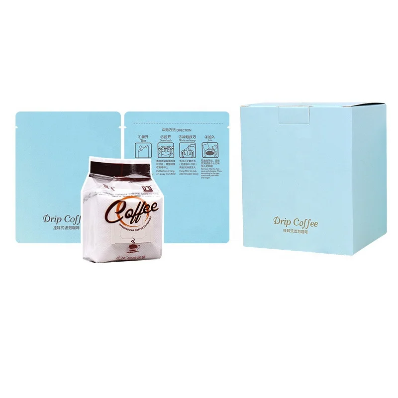 100pcs filter bag 100pcs foil bag 10pcs packaging box drip coffee filter bag combination
100pcs filter bag 100pcs foil bag 10pcs packaging box drip coffee filter bag combination