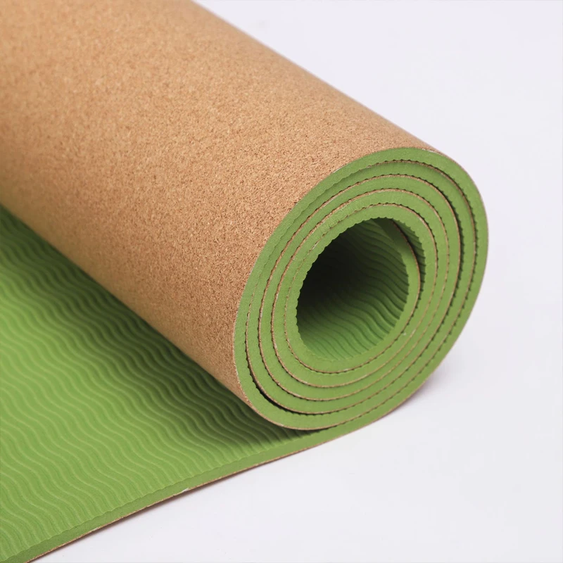 Yoga Mat - Natural Sustainable Cork Resists Germs 6mm Odor Non-Toxic TPE Rubber Great for Hot Yoga, Pilates Indoor Fitness, Green/blue/orange
Yoga Mat - Natural Sustainable Cork Resists Germs 6mm Odor Non-Toxic TPE Rubber Great for Hot Yoga, Pilates Indoor Fitness, Green/blue/orange