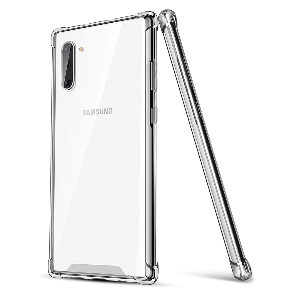 Anti Scratch Slim Phone Case Reinforced TPU Bumper Shockproof Protective Crystal Clear Case for Samsung Galaxy Note 10 Plus, Transparent
Anti Scratch Slim Phone Case Reinforced TPU Bumper Shockproof Protective Crystal Clear Case for Samsung Galaxy Note 10 Plus, Transparent