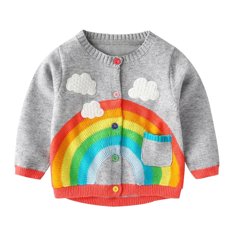 Mudkingdom kids rainbow pattern Clothes Toddler Boy/Girl Cardigan Sweaters Children Sweater
Mudkingdom kids rainbow pattern Clothes Toddler Boy/Girl Cardigan Sweaters Children Sweater