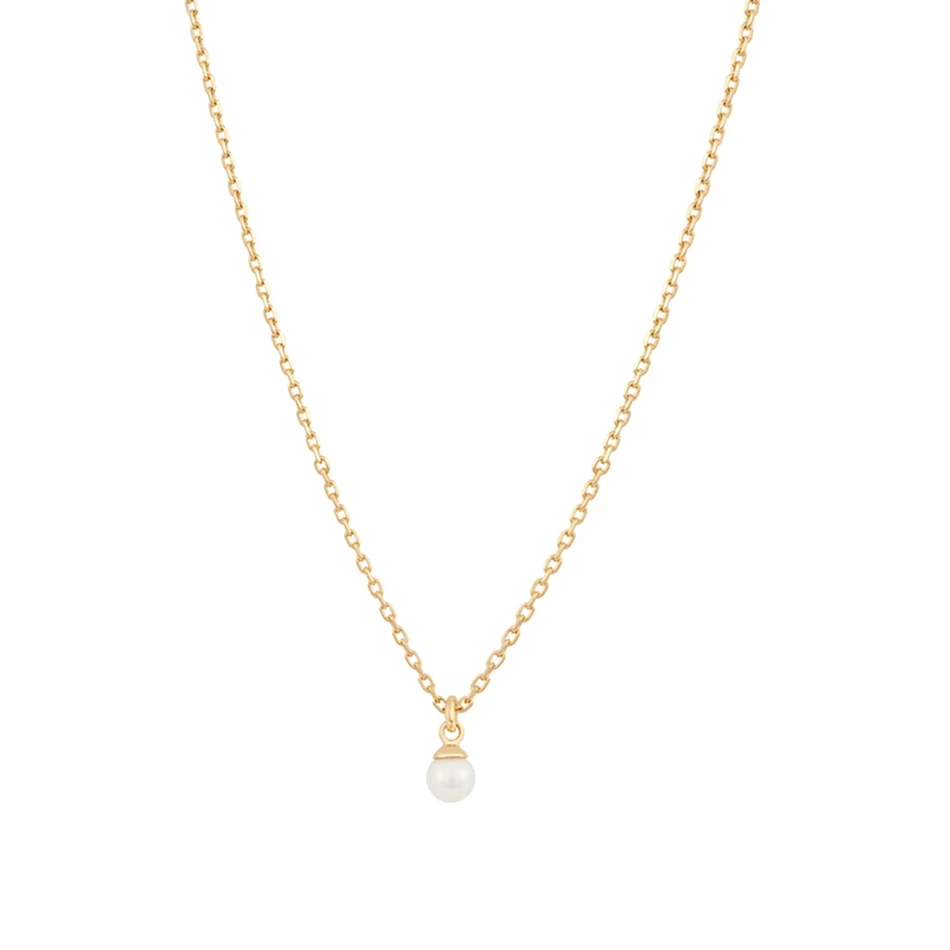 18K gold vermeil fashion necklace for women simple 925 sterling silver pearl pendant necklace in gold
18K gold vermeil fashion necklace for women simple 925 sterling silver pearl pendant necklace in gold