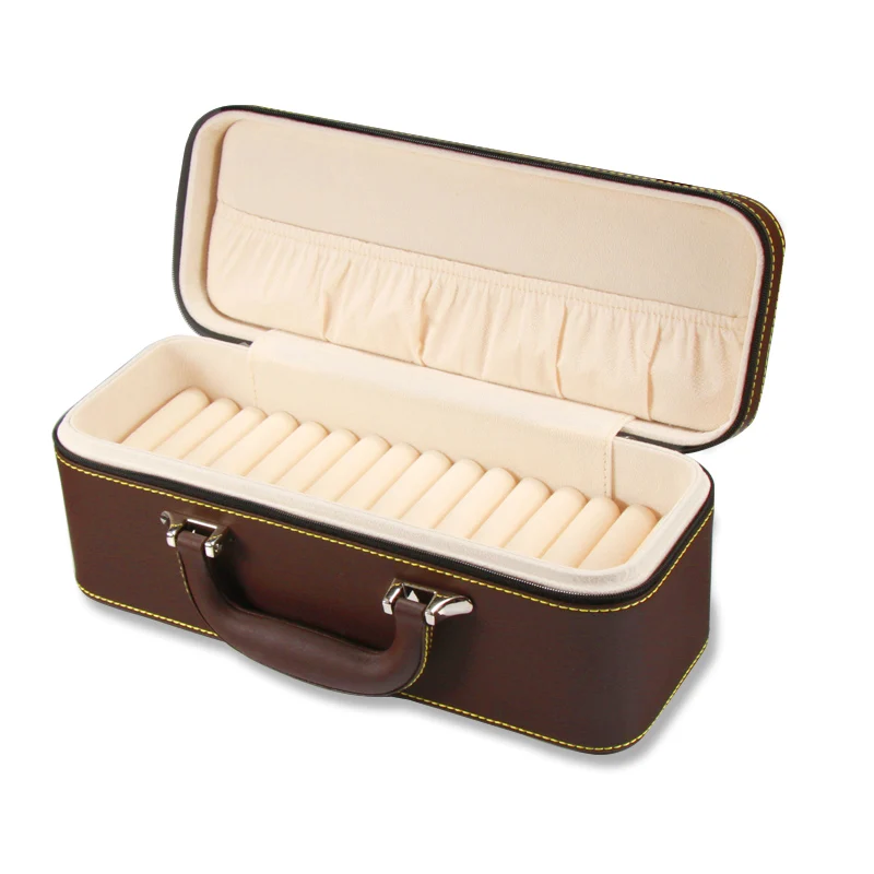 Popular Leather Earrings Ring Box Leather Jewelry box Bangle Bracelet Box With Zipper
Popular Leather Earrings Ring Box Leather Jewelry box Bangle Bracelet Box With Zipper