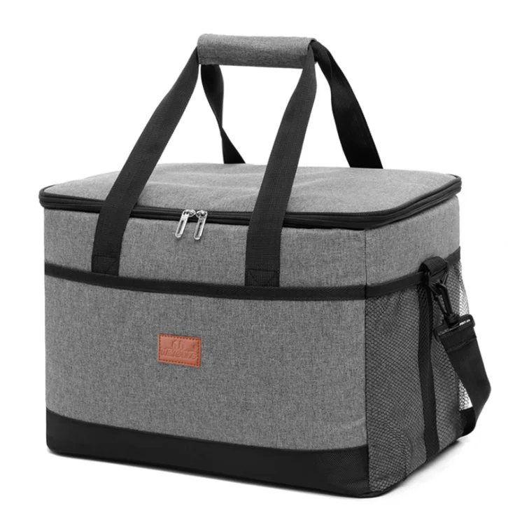 Cool Grey 600D Polyester Cooler Bag with Waterproof PEVA Lining 
Cool Grey 600D Polyester Cooler Bag with Waterproof PEVA Lining