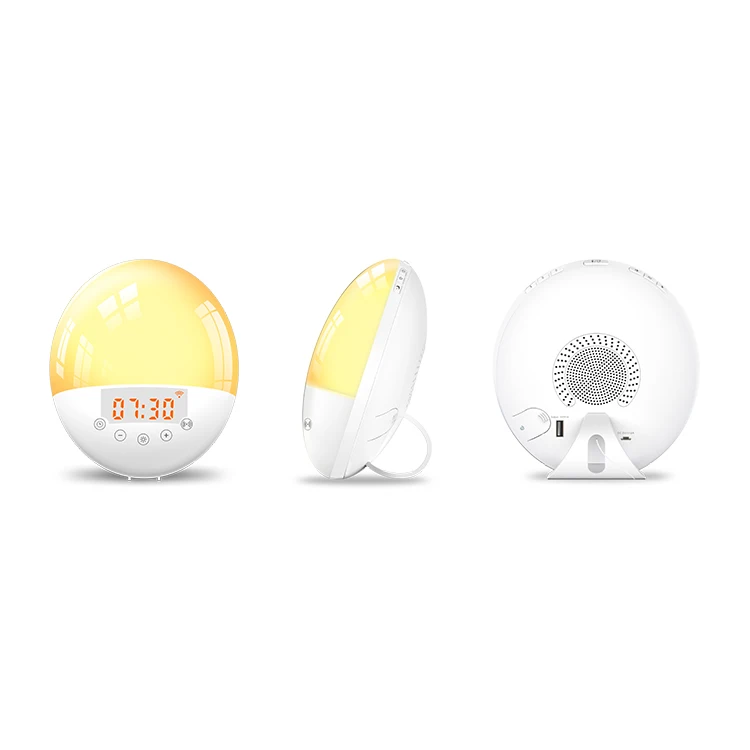Homeplus Bedside Simulation Sunrise Wake Up 7 Color Changing Light Alarm Clock Support Phone Smart Tuya App, White or custom
Homeplus Bedside Simulation Sunrise Wake Up 7 Color Changing Light Alarm Clock Support Phone Smart Tuya App, White or custom