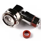 LOW PIM 7/16 DIN Male Right Angle RF Connector for RG402, RG401, RG405, 1/4 ''S, 1/2''S Feeder Cable