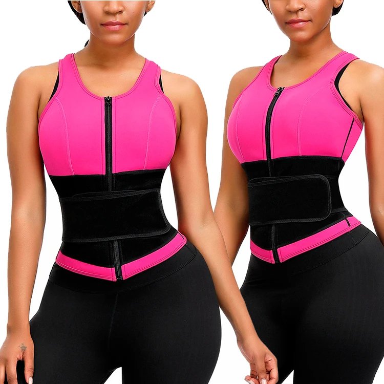 2019 Soft And Comfortable Sweat Sweatshirt Zipper Design Breathable Waist Trainer Shaper Women Waist Shaper Vest
2019 Soft And Comfortable Sweat Sweatshirt Zipper Design Breathable Waist Trainer Shaper Women Waist Shaper Vest