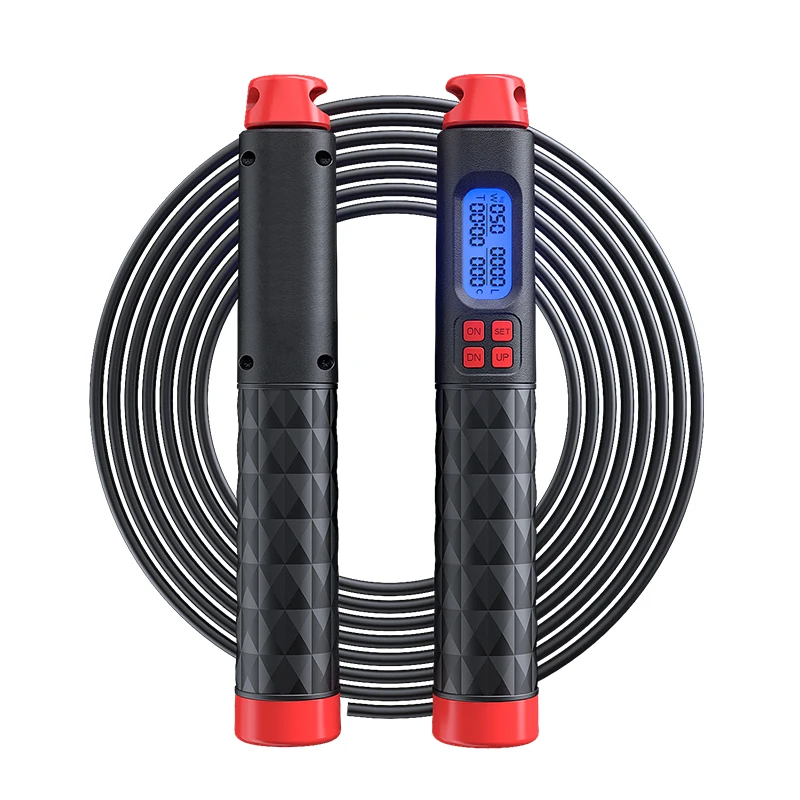 Adjustable Digital Jump Rope Smart Adjustable Professional Rope Skipping with Counter, Black yellow/white black/white blue/white gray
Adjustable Digital Jump Rope Smart Adjustable Professional Rope Skipping with Counter, Black yellow/white black/white blue/white gray