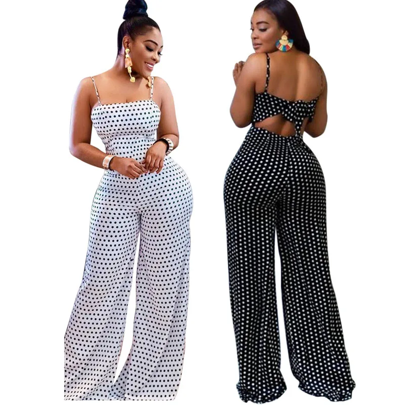 Fashion Casual Women Ladies Jumpsuit Holiday Polka Dot Wide Leg Straps Romper Summer Playsuit Beach Backless Sleeveless Jumpsuit, Picture
Fashion Casual Women Ladies Jumpsuit Holiday Polka Dot Wide Leg Straps Romper Summer Playsuit Beach Backless Sleeveless Jumpsuit, Picture