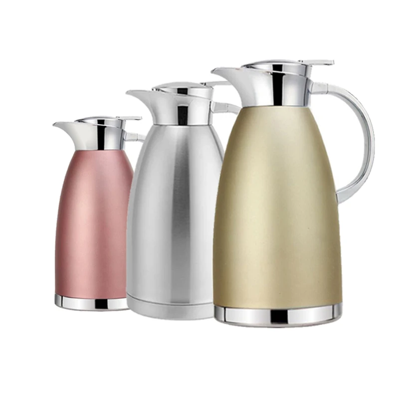 Eco-friendly large capacity double wall 304 1.8L / 2.3L travel camping thermos tea pot
Eco-friendly large capacity double wall 304 1.8L / 2.3L travel camping thermos tea pot