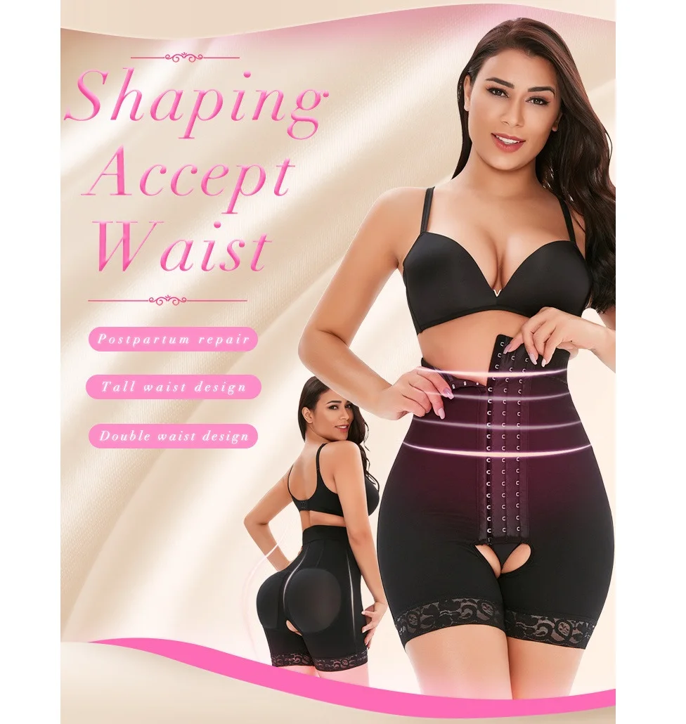 2022 waist trainer pants full body shapewear fajas colombianas butt lifter shape wear gaine amincissante femme, Black
2022 waist trainer pants full body shapewear fajas colombianas butt lifter shape wear gaine amincissante femme, Black